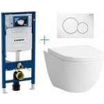 Geberit Duofix tlačítko Sigma01 bílá WC Laufen Pro + sedátko 111.300.00.5 BY1 – Zboží Dáma