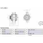 Generátor BOSCH 0 986 048 450 (0986048450) – Zbozi.Blesk.cz