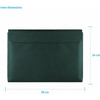 Pouzdro FIXED York pro notebooky o úhlopříčce do 15,3", tmavě zelené FIXYO-15-DRGRE – Hledejceny.cz