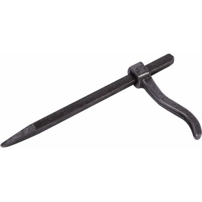 Ostatní Zednická skoba kovaná černá 140x10 mm – HobbyKompas.cz