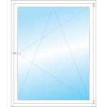 OKNA HNED 120x150 cm (1200x1500 mm) bílé otevíravé a sklopné pravé – HobbyKompas.cz
