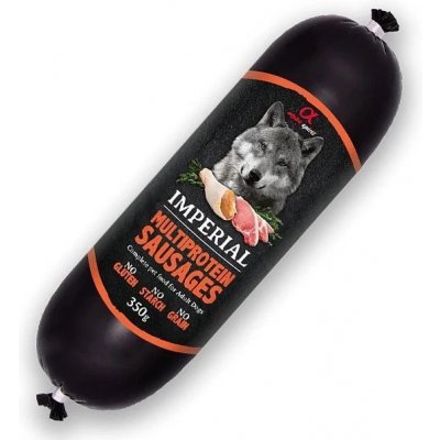 Alpha Spirit Dog Imperial Sausage Multiprotein 350 g – Sleviste.cz