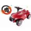 Dětské odrážedlo BIG Set Bobby Car Neo červené zvukové s 3vrstvovými gumovými koly a volant se zvukem a světlem