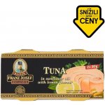 Kaiser Franz Josef Exclusive Tuňák steak ve slunečnicovém oleji s příchutí citronu 2 x 80 g – Zboží Dáma