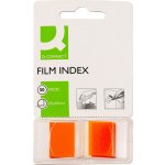 Samolepicí záložky Q-Connect - fóliové, oranžové – Zboží Dáma