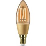 Philips Smart Chytrá LED žárovka 4,9W, E14, jantarové sklo, Tunable White – Hledejceny.cz