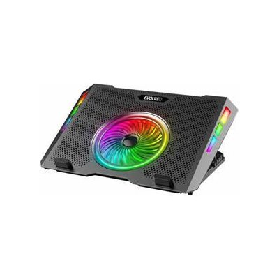 EVOLVEO Ania 16, chladicí podstavec pro notebook 10-17", 5x ventiátor, RGB podsvícení