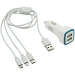 Nabíječka telefonu USB 3in1 (micro USB, iPhone, USB C) – Hledejceny.cz