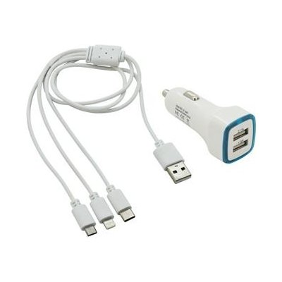 Nabíječka telefonu USB 3in1 (micro USB, iPhone, USB C) – Hledejceny.cz