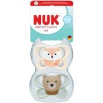 NUK Perfect Match AIR dudlík FOX/BEAR 2ks – Sleviste.cz