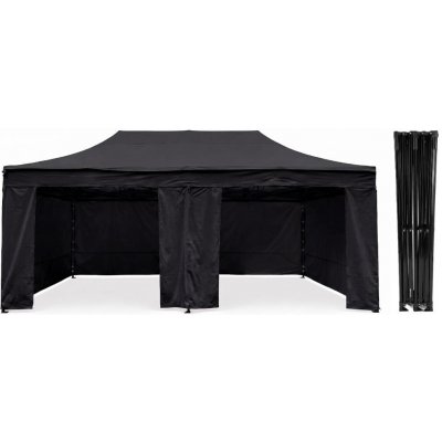 TENTino STEEL HEXAGON 4x8 m 11A - ČERNÁ – Hledejceny.cz