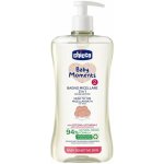 CHICCO Šampon micelární na vlasy a tělo s dávkovačem Baby Moments Sensitive 94% přírod. složek 500 ml – Hledejceny.cz