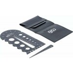 BGS 74247, Měrka šroubů a závitové měrky | metrické | M3 - M20, 0,5 - 13,00 mm – Hledejceny.cz
