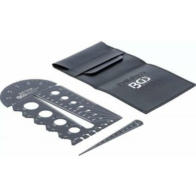 BGS 74247, Měrka šroubů a závitové měrky | metrické | M3 - M20, 0,5 - 13,00 mm – Hledejceny.cz