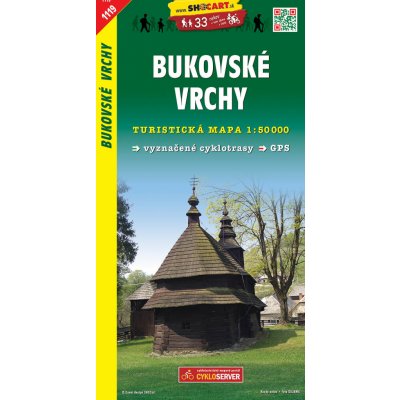 Bukovské vrchy 1:50 000 turistická mapa – Zboží Mobilmania