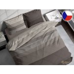 Kvalitex bavlna povlečení Delux Neptune hnědé 140x200 70x90 – Hledejceny.cz