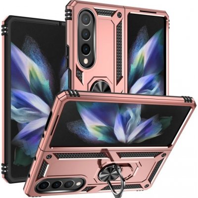 Pouzdro Ring Armor case Samsung Galaxy Z Fold 4 růžové