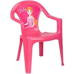 Star Plus Guily dětská plastová židle růžová