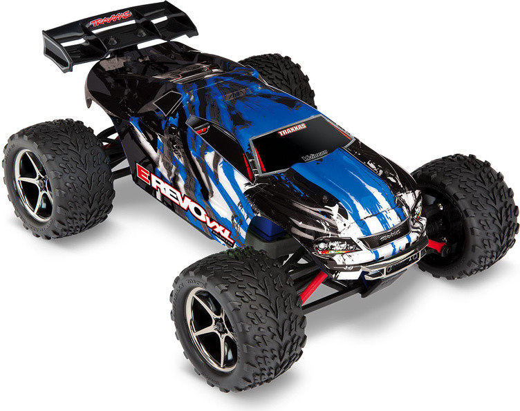 Traxxas E-Revo VXL RTR modrá TRA71076-8-BLUEX 1:16