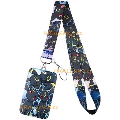 Šňůrka na krk 24074 s cedulkou Pokémon, Umbreon – Sleviste.cz
