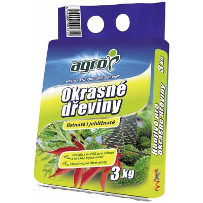 Agro hnojivo pro okrasné dřeviny 3 kg – Zboží Mobilmania