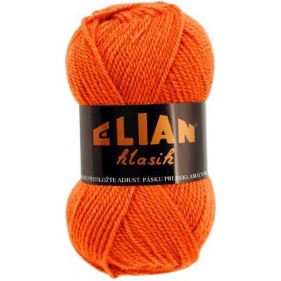 VSV Pletací příze Elian Klasik 5206 - oranžová – Zboží Dáma