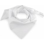 Bavlněný šátek jednobarevný 1 bílá – Zboží Dáma