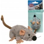 Trixie Plyšová myška šedá s catnipem 7 cm – HobbyKompas.cz