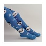 Bavlnšné punčocháče AMANDA, Modrá – Zboží Dáma