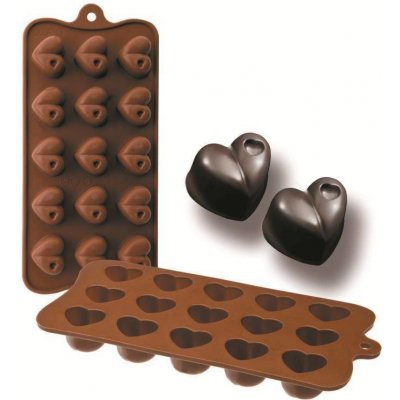 Formičky na čokoládu srdce 10,5x21cm - Ibili – Zboží Mobilmania