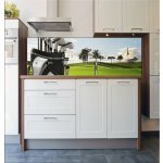 WEBLUX Fototapeta do kuchyně fólie golf equipment and course - 12351119 golfové vybavení a kurz rozměry 180 x 60 cm – Sleviste.cz