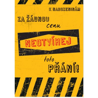 Albi Hrací přání k narozeninám - Rebel – Sleviste.cz