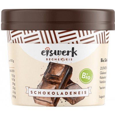 Eiswerk Bio smetanová zmrzlina čokoládová 130 ml – Zboží Dáma