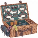 jardins de la Comtesse Les Piknikový koš CHAMPS-ÉLYSÉES zelený pro 4 osoby s dekou – Zboží Dáma jardins de la Comtesse Les Piknikový koš CHAMPS-ÉLYSÉES zelený pro 4 osoby s dekou – Zboží Dáma