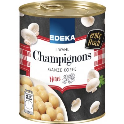 Edeka Žampiony celé 0,8 kg – Zboží Dáma