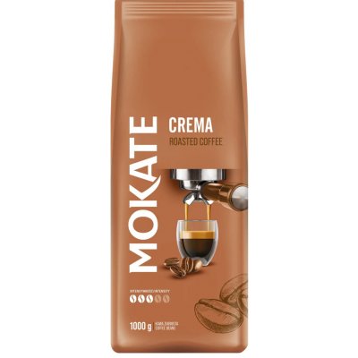 Kawa ziarnista Mokate Crema zrnková 1 kg – Hledejceny.cz
