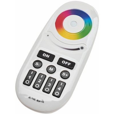 Dálkový ovladač pro RGB LED pásky 4 zóny – HobbyKompas.cz