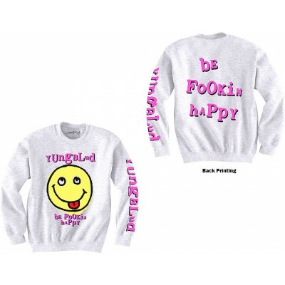 Yungblud mikina Raver Smile Sweatshirt BP White – Zboží Dáma