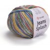 Příze YarnArt Jeans Splash 952 - žlutá, oranžová, modrá, zelená