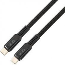 GND USBCC200MM02 USB-C / USB-C, 2m, černý