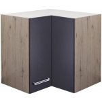 Flex-Well Kuchyňská skříňka Lara horní rohová 60/60 x 54,8 x 32 cm – Zboží Dáma