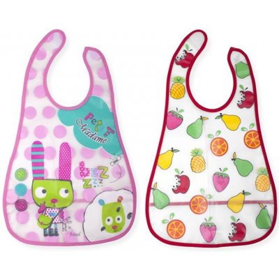 Interbaby Bryndák omyvatelný 2 ks Velkro 42x44 cm - Madame – Zboží Dáma