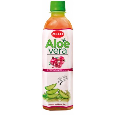 Aleo Aloe Vera drink s dužinou granátové jablko 0,5 l – Zbozi.Blesk.cz