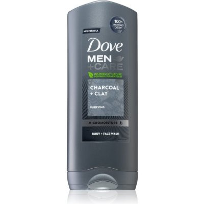 Dove Men+ Care Elements Charcoal & Clay sprchový gel 400 ml