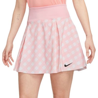 Nike Court Dri-Fit Advantage Print Club Skirt med soft pink/black
