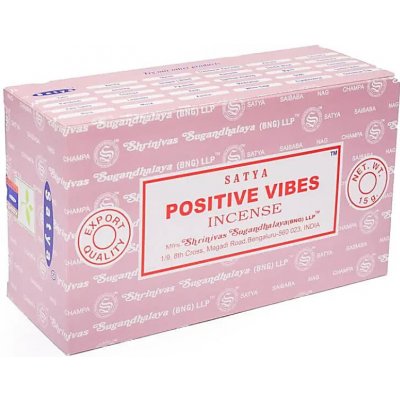 Satya Sai Baba Satya indické vonné tyčinky Pozitivní vibrace 15 g – Zbozi.Blesk.cz