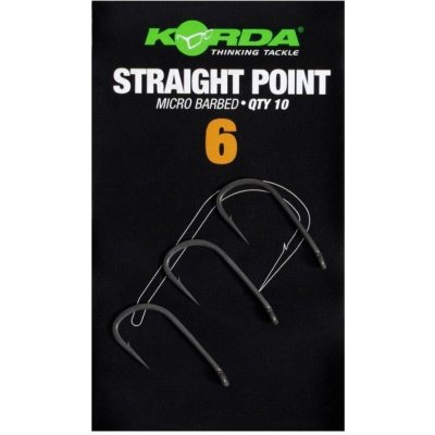Korda Háčky Straight Point Barbed 10 ks vel.6 – Zboží Mobilmania