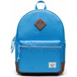 Herschel Heritage Kids Backpack Azure Blue/Saddle Brown – Zboží Mobilmania