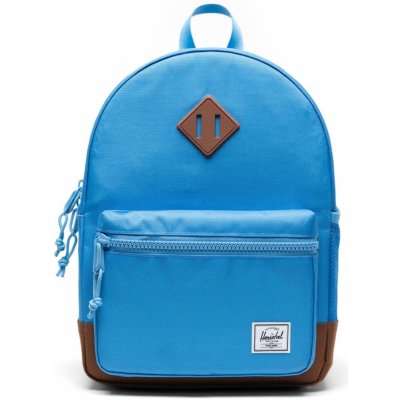 Herschel Heritage Kids Backpack Azure Blue/Saddle Brown – Zboží Mobilmania