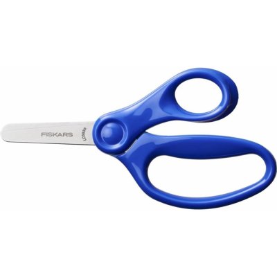Fiskars Dětské nůžky se zaoblenou špičkou, modrá, 13 cm – Zboží Mobilmania